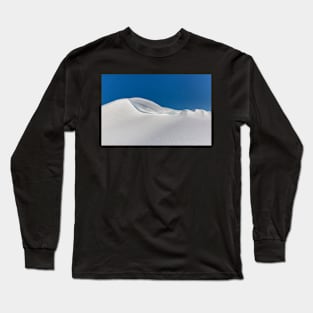 Snow Drift Against a Blue Sky Long Sleeve T-Shirt